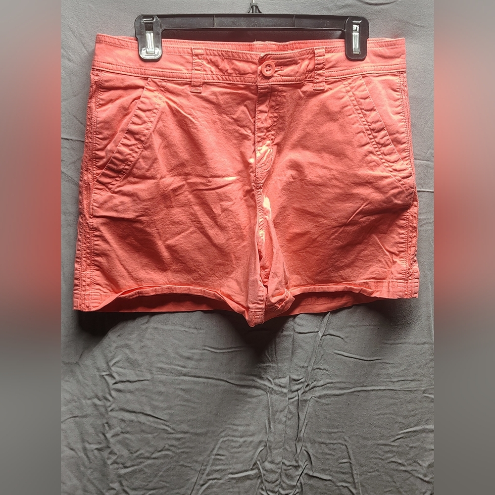 Womens Eddie Bauer Structured Pink Shorts Size 12